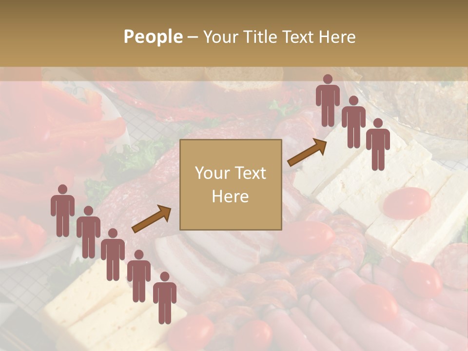 Gourmet Salami Feta PowerPoint Template