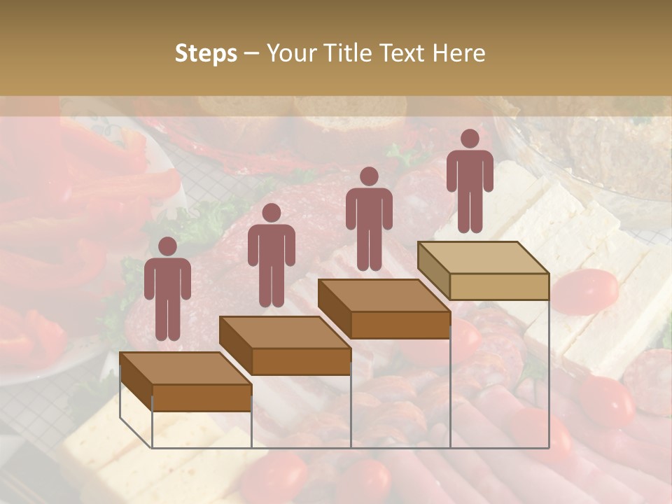 Gourmet Salami Feta PowerPoint Template