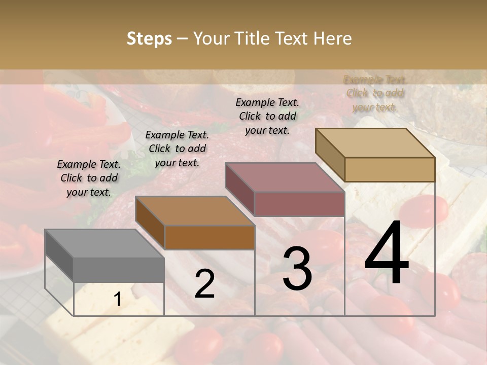 Gourmet Salami Feta PowerPoint Template