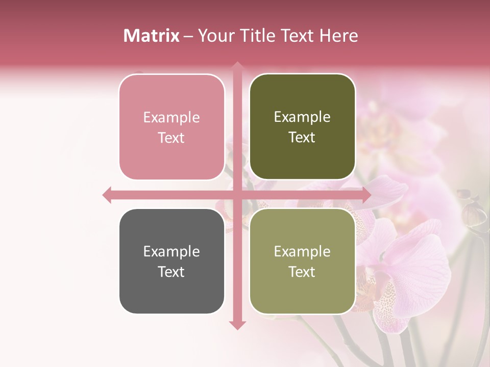 Blur Blink Petal PowerPoint Template