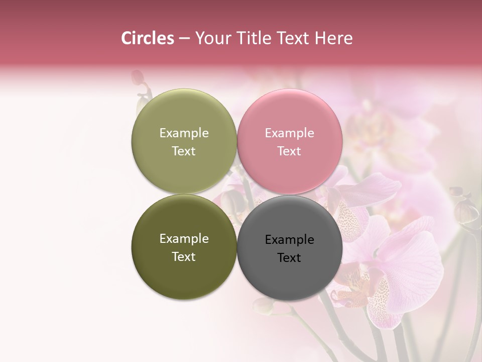 Blur Blink Petal PowerPoint Template