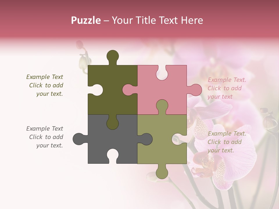 Blur Blink Petal PowerPoint Template
