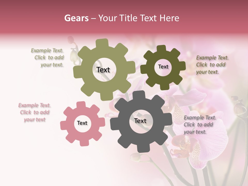 Blur Blink Petal PowerPoint Template