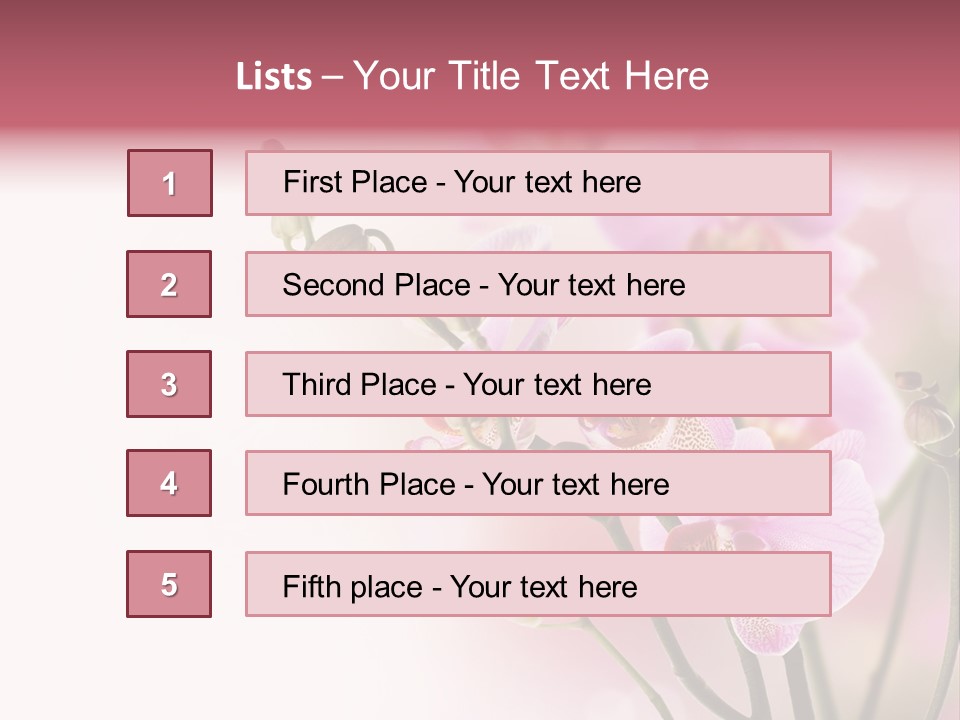 Blur Blink Petal PowerPoint Template