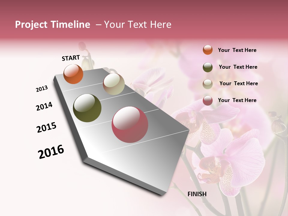 Blur Blink Petal PowerPoint Template