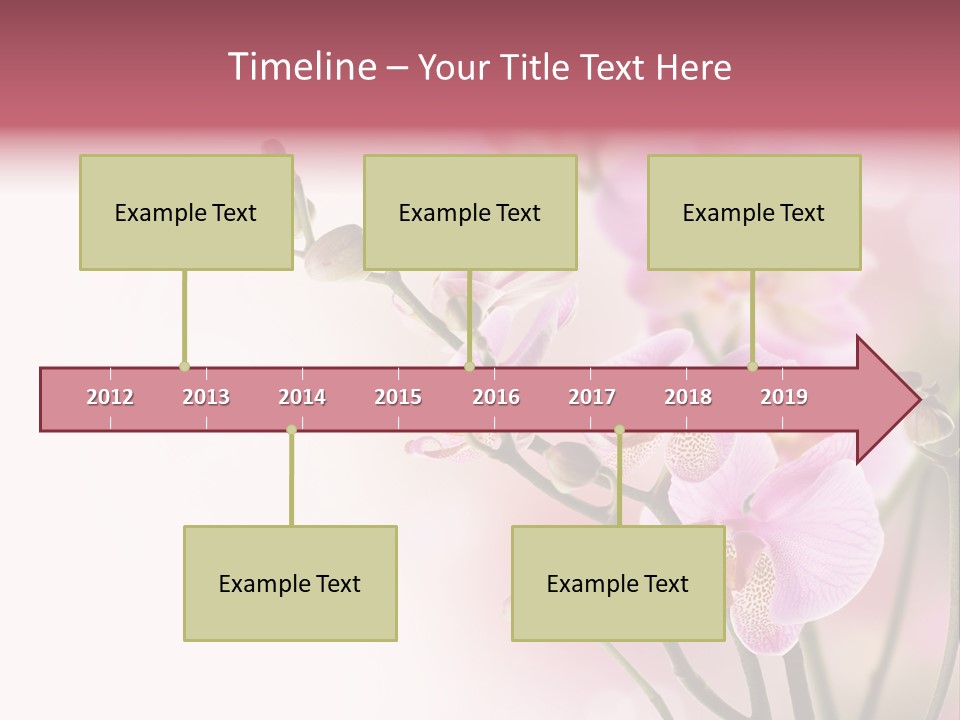 Blur Blink Petal PowerPoint Template