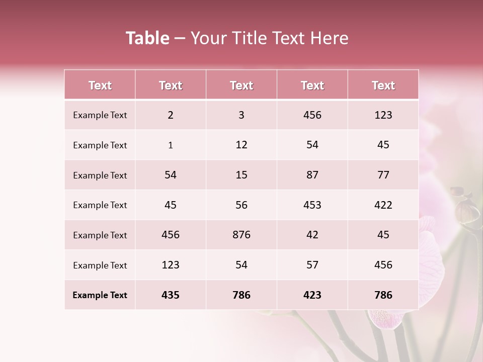 Blur Blink Petal PowerPoint Template