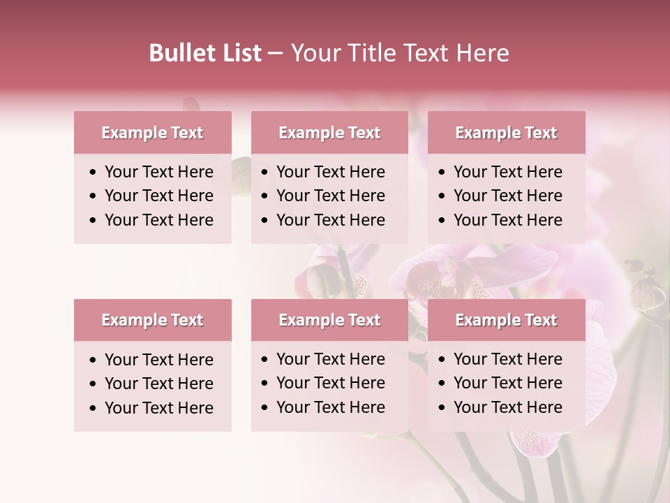 Blur Blink Petal PowerPoint Template