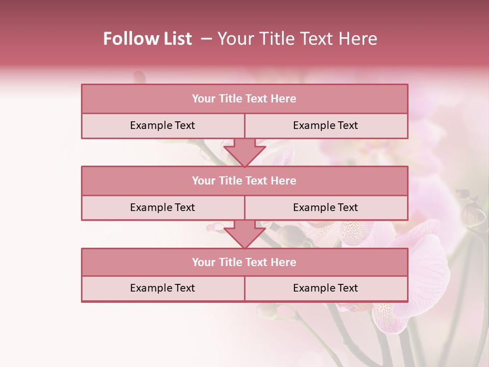 Blur Blink Petal PowerPoint Template