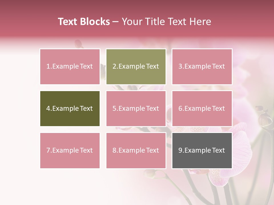 Blur Blink Petal PowerPoint Template
