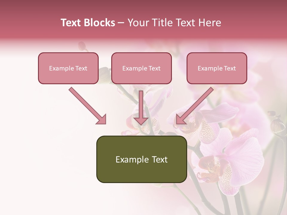 Blur Blink Petal PowerPoint Template