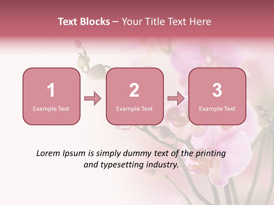 Blur Blink Petal PowerPoint Template