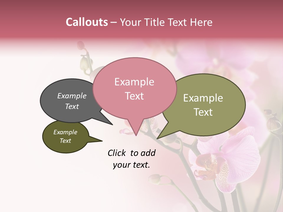 Blur Blink Petal PowerPoint Template