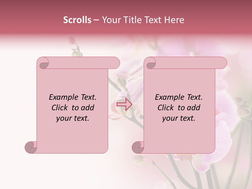 Blur Blink Petal PowerPoint Template