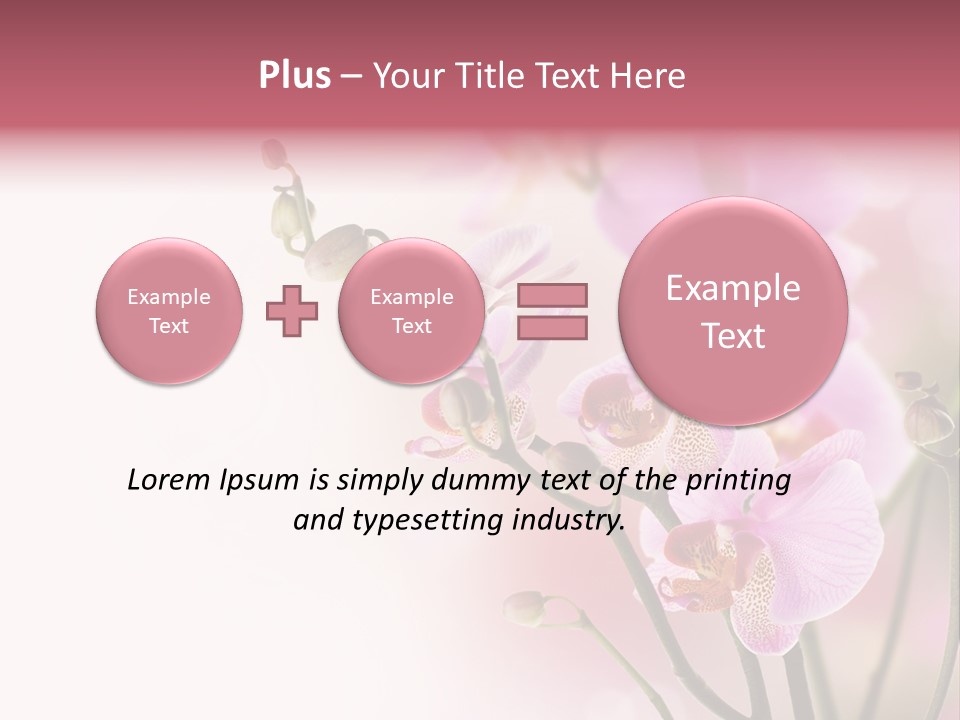 Blur Blink Petal PowerPoint Template