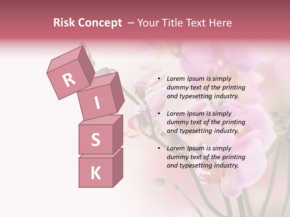 Blur Blink Petal PowerPoint Template