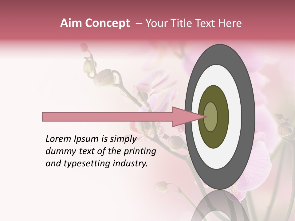 Blur Blink Petal PowerPoint Template