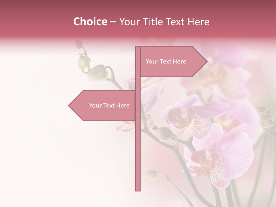 Blur Blink Petal PowerPoint Template