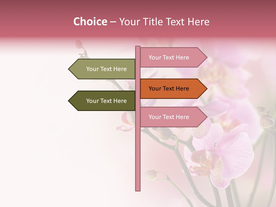 Blur Blink Petal PowerPoint Template