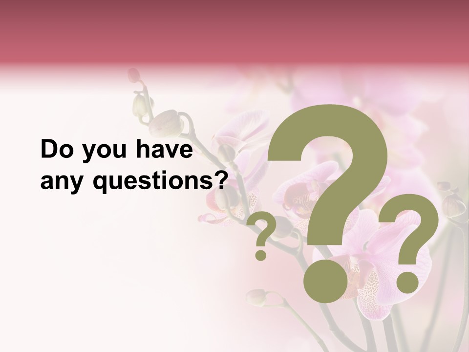 Blur Blink Petal PowerPoint Template