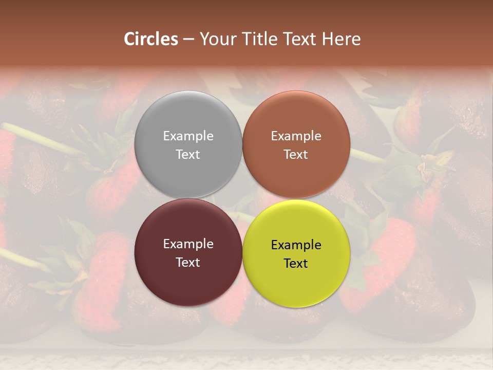 Covered Indulgence Group PowerPoint Template