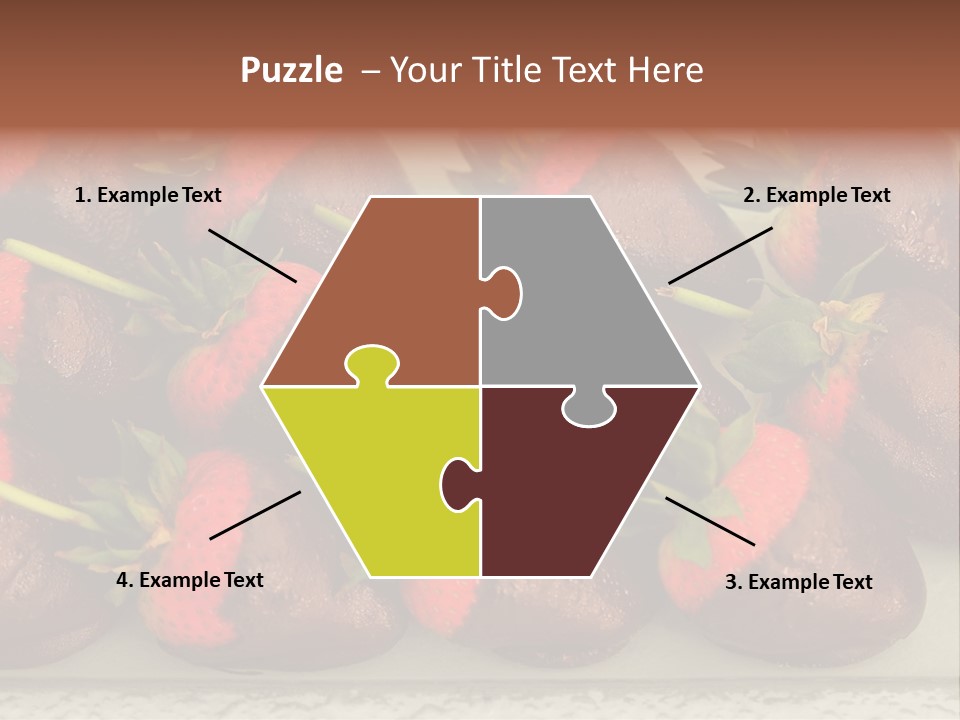 Covered Indulgence Group PowerPoint Template