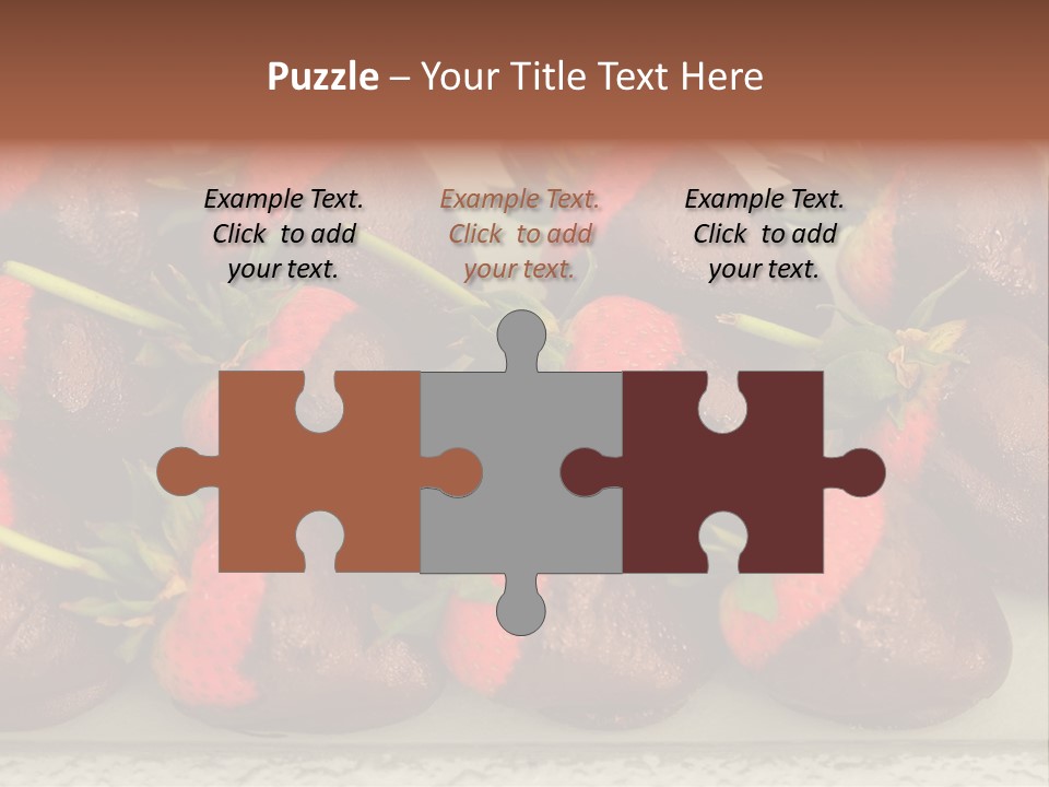 Covered Indulgence Group PowerPoint Template