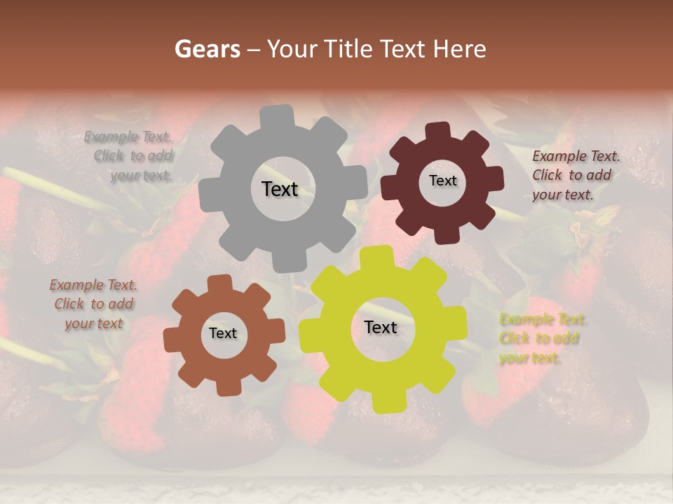 Covered Indulgence Group PowerPoint Template