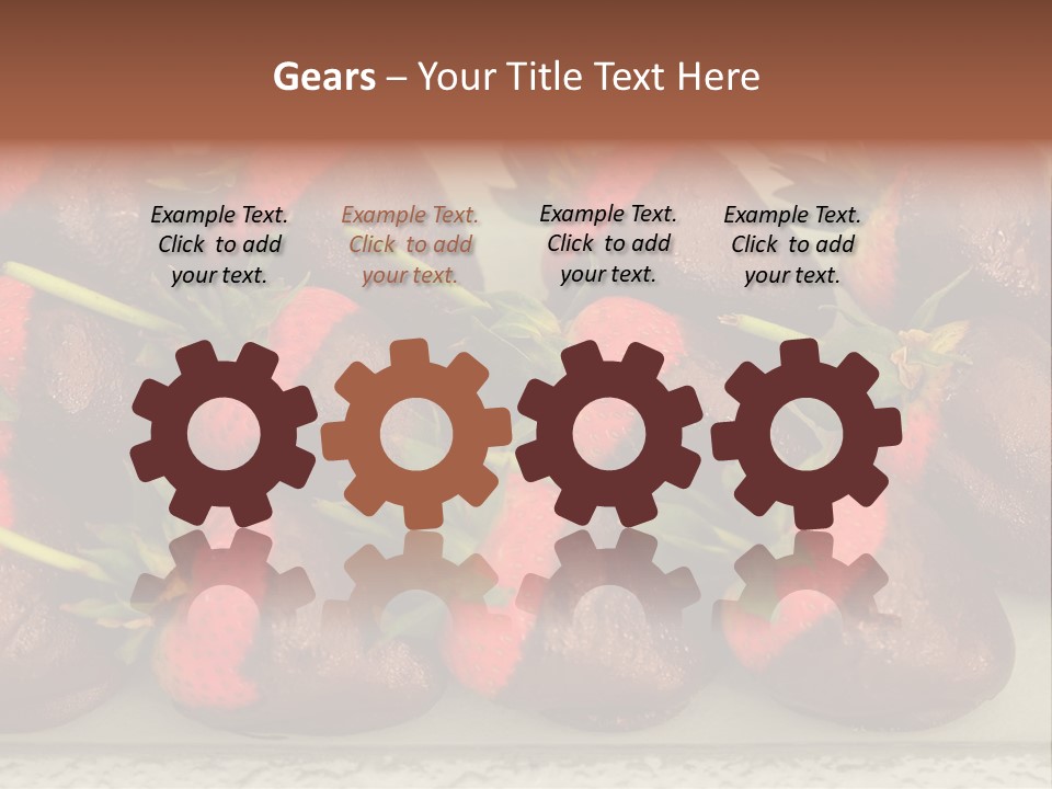 Covered Indulgence Group PowerPoint Template