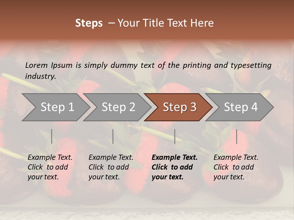 Covered Indulgence Group PowerPoint Template