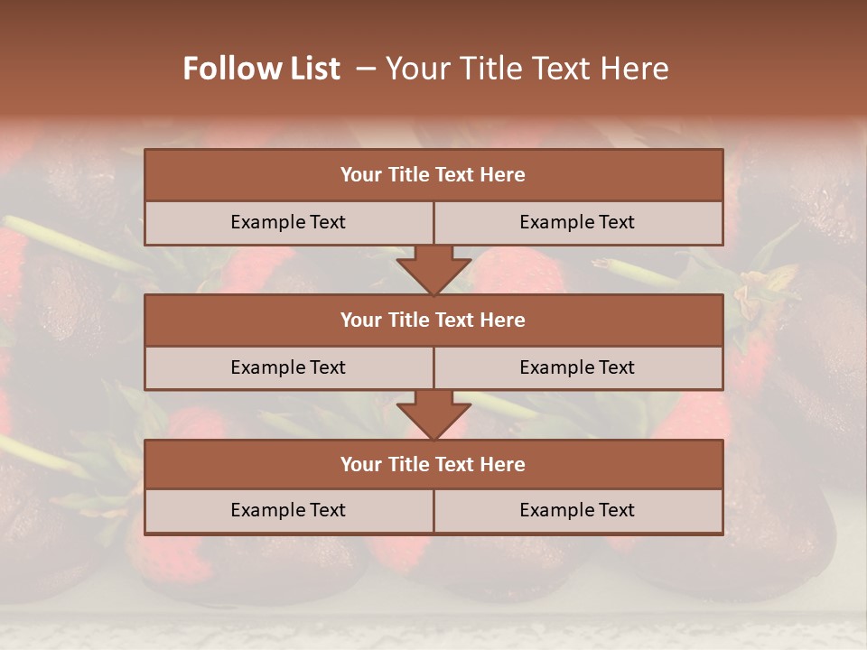 Covered Indulgence Group PowerPoint Template