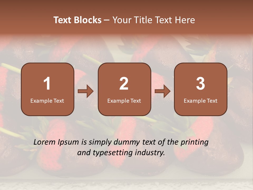 Covered Indulgence Group PowerPoint Template