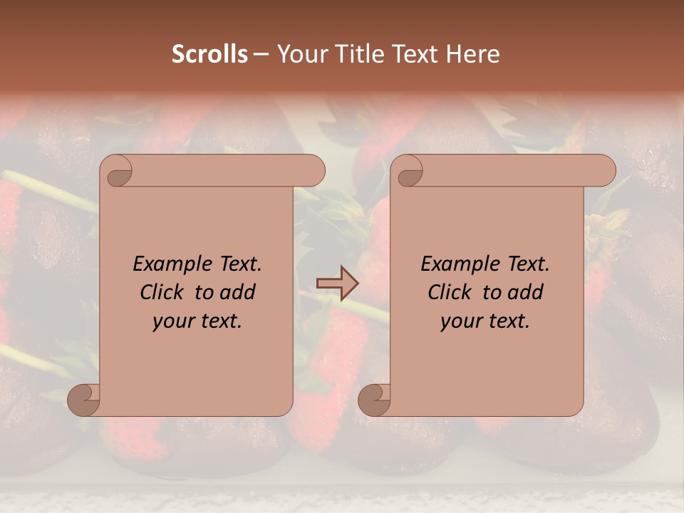 Covered Indulgence Group PowerPoint Template