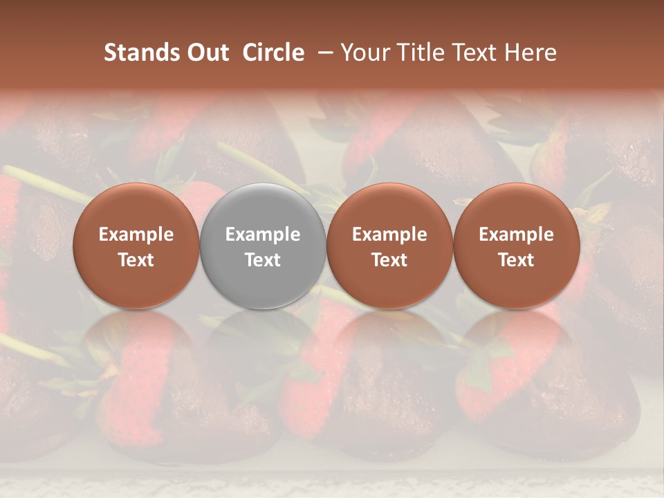 Covered Indulgence Group PowerPoint Template