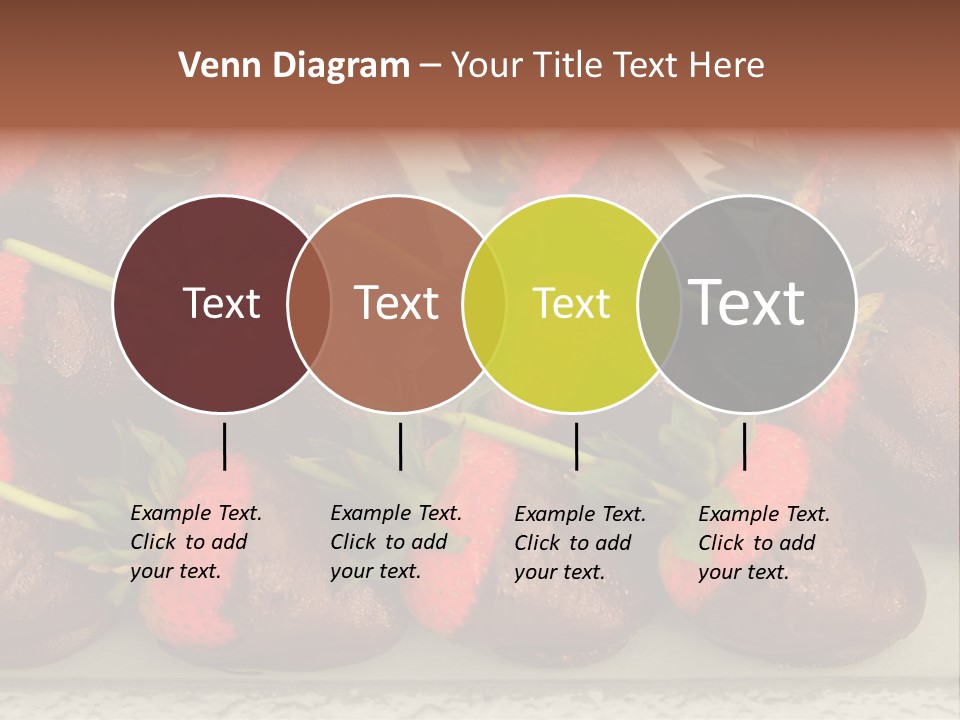 Covered Indulgence Group PowerPoint Template