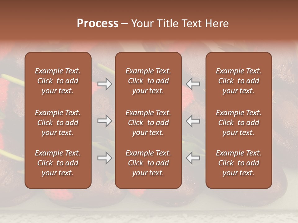 Covered Indulgence Group PowerPoint Template