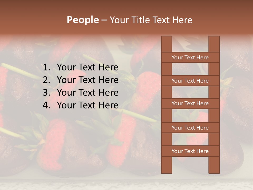 Covered Indulgence Group PowerPoint Template