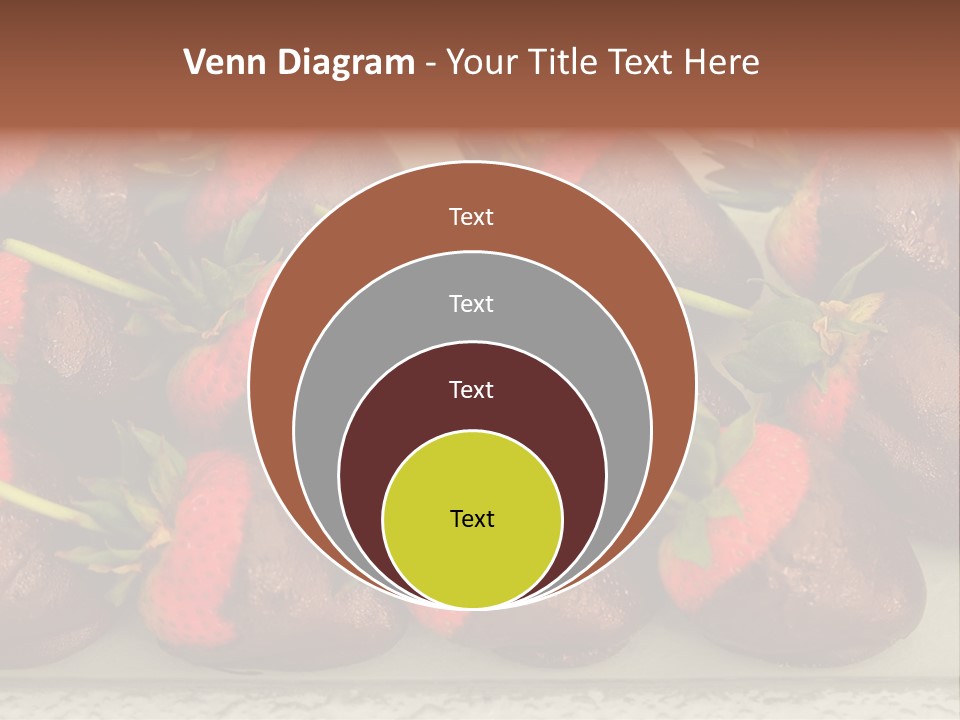 Covered Indulgence Group PowerPoint Template