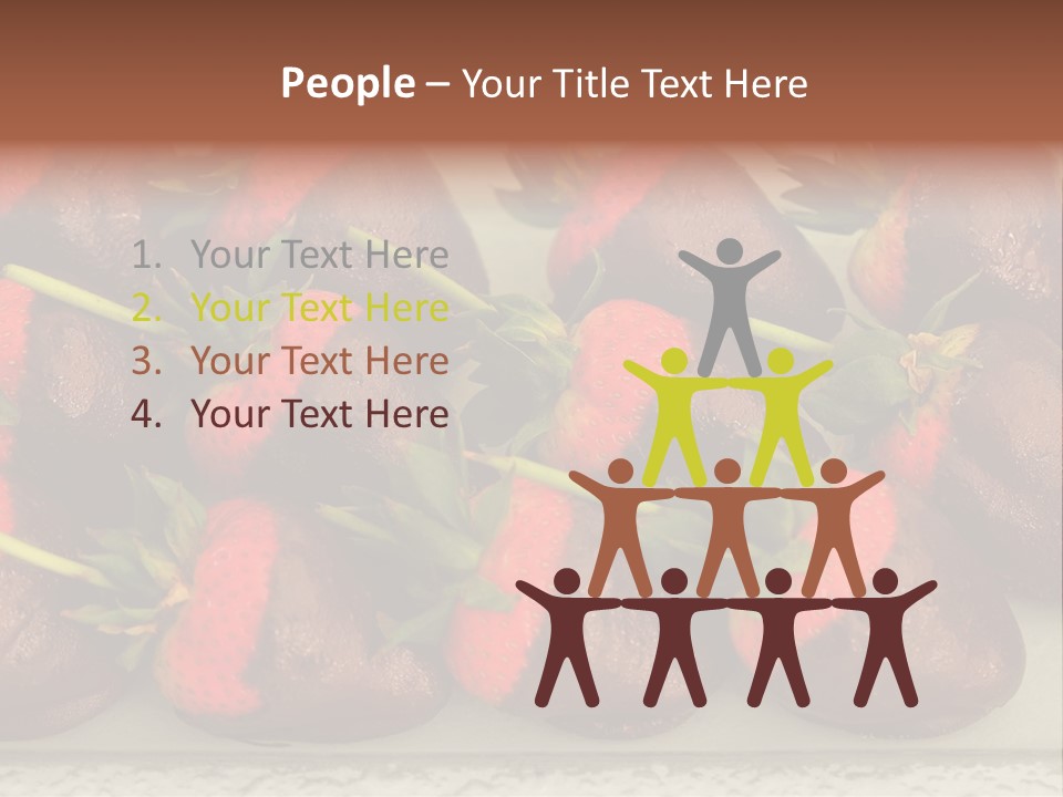 Covered Indulgence Group PowerPoint Template