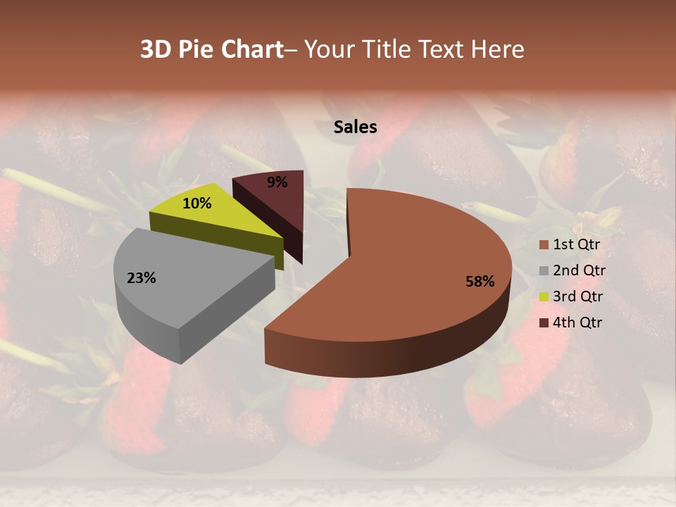 Covered Indulgence Group PowerPoint Template