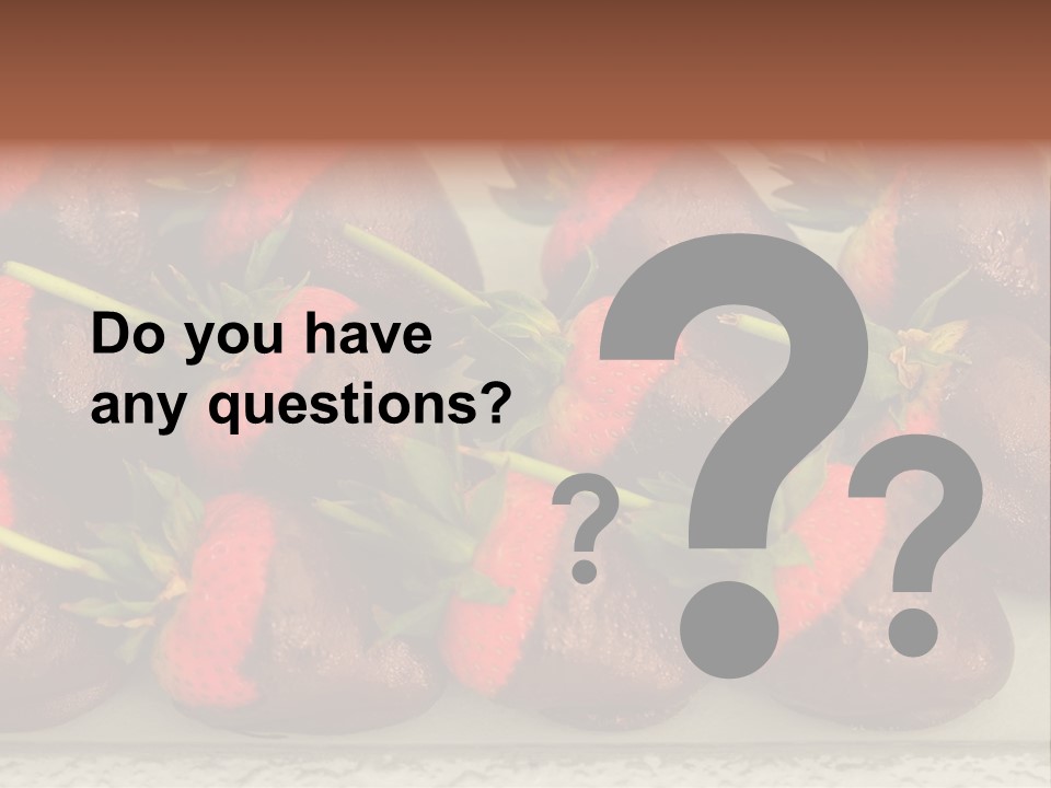 Covered Indulgence Group PowerPoint Template