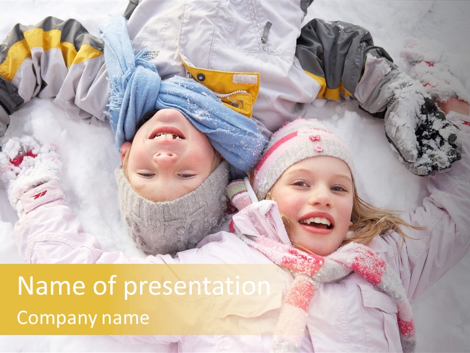 Female Cold Laughter PowerPoint Template