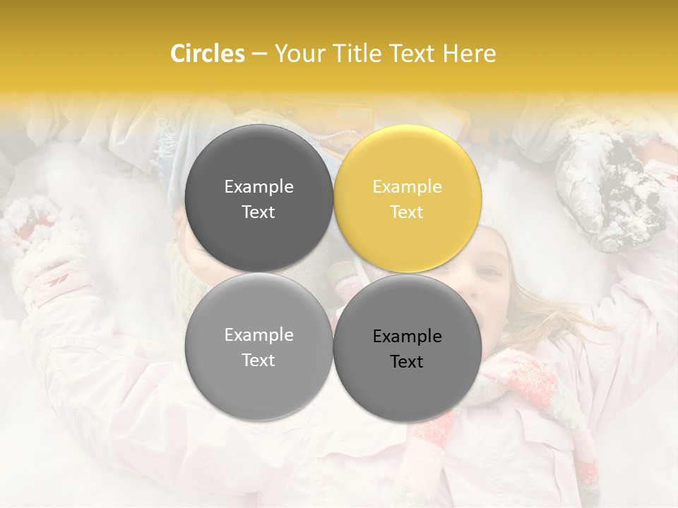 Female Cold Laughter PowerPoint Template