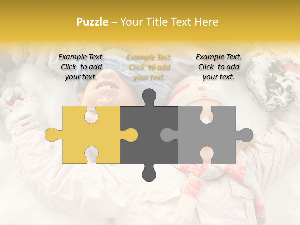 Female Cold Laughter PowerPoint Template