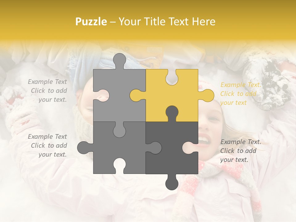 Female Cold Laughter PowerPoint Template