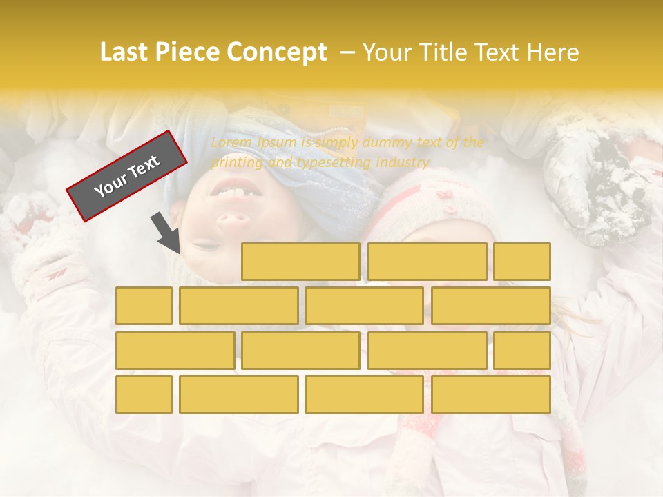 Female Cold Laughter PowerPoint Template