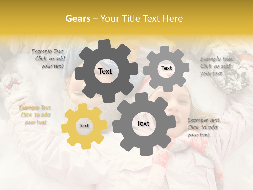 Female Cold Laughter PowerPoint Template