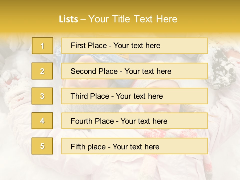 Female Cold Laughter PowerPoint Template