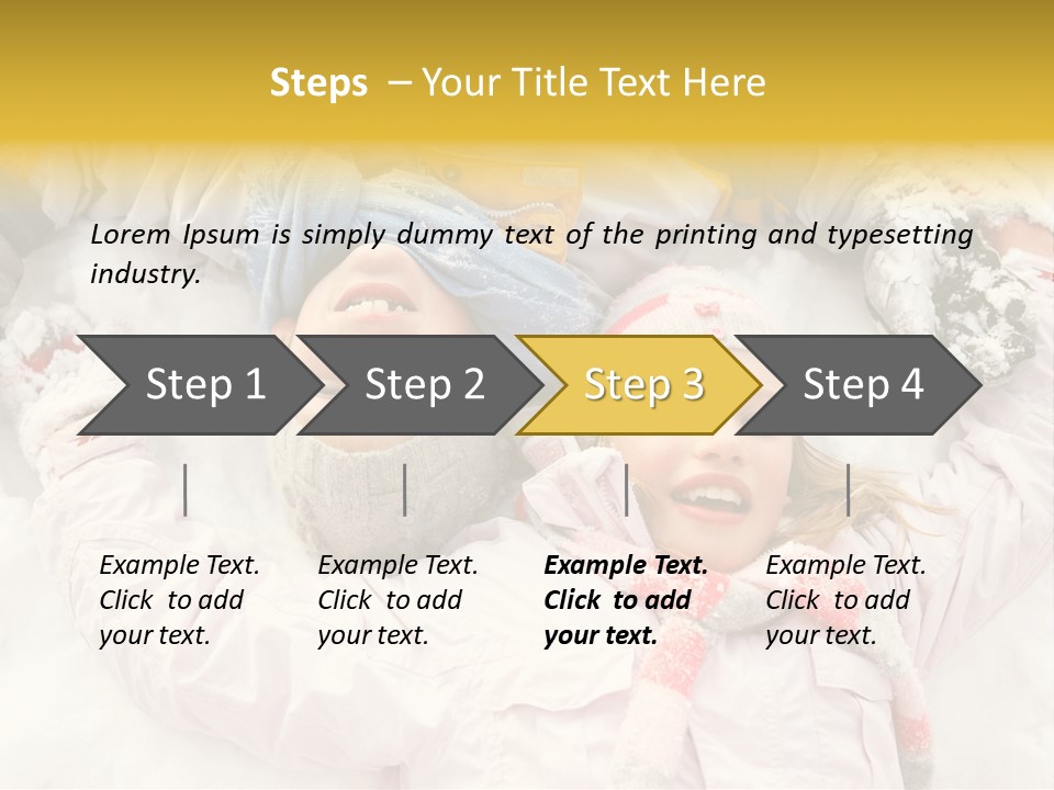 Female Cold Laughter PowerPoint Template