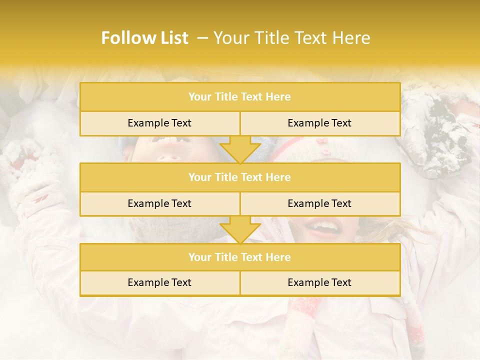 Female Cold Laughter PowerPoint Template